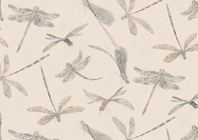 Dragonflies, Cream - Roman Blind - Image 7